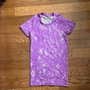 lululemon athletica Purple Short Sleeve Tee